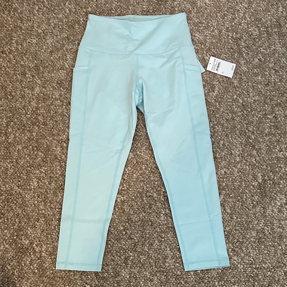 Zella Light Blue Women's Crop Leggings